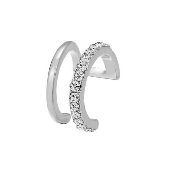 Wholesale Simple Geometric Alloy Earrings With Diamond Hollow Design And Electroplating For Women
