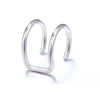 Wholesale Simple Geometric Alloy Earrings With Diamond Hollow Design And Electroplating For Women