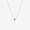 Wholesale Simple Geometric Ball Design 925 Sterling Silver Clavicle Chain Necklace With Hanging Beads And Electroplating Treatment