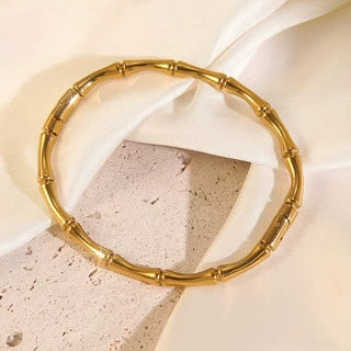 Wholesale Simple Geometric Oil Dripping Stainless Steel And Titanium Steel Bracelets