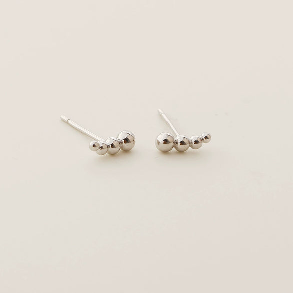 Wholesale Simple Geometric 925 Silver Electroplated Ear Nails For Women