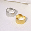 Wholesale Simple Geometric Stainless Steel Electroplated Ring And Bracelet For Women
