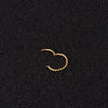 Wholesale Simple Geometric Stainless Steel Electroplated Ring Ear Buckle Ear Bone Nail