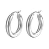 Wholesale Simple Geometric Stainless Steel Jewelry For Women With 18K Gold Plated Electroplating
