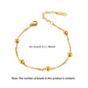 Wholesale Simple Geometric Stainless Steel 18K Gold Plated Women's Bracelet With Twist Snake Bone Chain