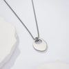 Wholesale Simple Geometric Stainless Steel Polished Sweater Chain Long Necklace