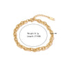 Wholesale Simple Geometric Titanium Steel Electroplated Cuban Chain Bracelet Unisex Hand Jewelry