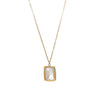 Wholesale Simple Geometric Titanium Steel Electroplated Oshaped Chain Necklace For Women