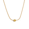 Wholesale Simple Geometric Titanium Steel Pendant Stainless Steel Superfine Woven Chain Mini Zircon Electroplated Women's Necklace