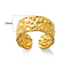 Wholesale Simple Geometric Widesided Stainless Steel Electroplated Ring For Men And Women Couples