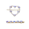 Wholesale Simple Geometric Zircon Pearl Handmade Hairpin Women's Hair Accessories