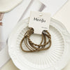 Wholesale Simple Handmade Acrylic Fiber Hair Rope Set Headwear
