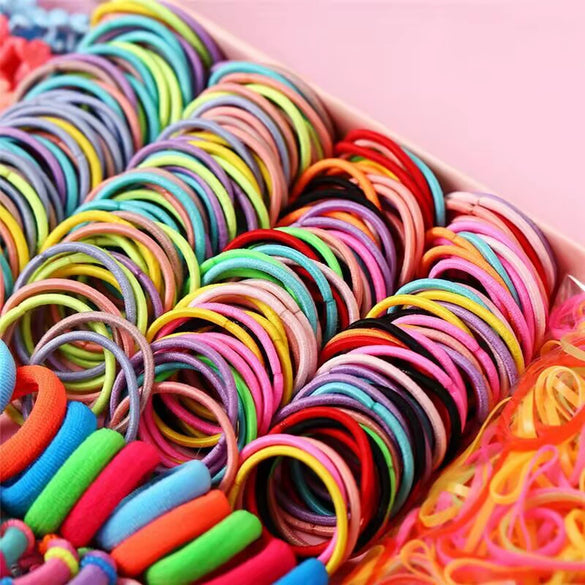 Wholesale Simple Handmade Hair Accessories Rubber Band Hair Rope Ponytail Headdress Combination