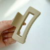 Wholesale Simple Handmade Plastic Resin Shark Clip Hair Accessory For Women