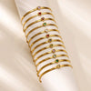 Wholesale Simple Heartshaped Birthstone Bracelet For Women Stainless Steel Electroplated
