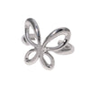 Wholesale Simple Ins Cold Style Butterfly Animals Zodiac Electroplated Stainless Steel Ring For Women