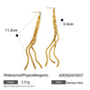 Wholesale Simple Ins Fashion Stainless Steel Braided Snake Bone Chain Jewelry With Electroplating Unisex Geometric Style