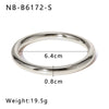 Wholesale Simple Ins Style Hollow Ring Bracelet Stainless Steel 18K Gold Plated Non Fading Jewelry