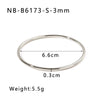 Wholesale Simple Ins Style Hollow Ring Bracelet Stainless Steel 18K Gold Plated Non Fading Jewelry