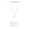 Wholesale Simple Ins Style S925 Sterling Silver Y Shaped Diamond Zircon Tassel Pendant Necklace With Electroplating For Women