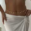 Wholesale Simple Iron Waist Chain With Starfish Shell Flower Design For Women