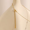 Wholesale Simple Joker Heart Shaped Jewelry Stainless Steel 18K Gold Plated For Women