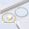 Wholesale Simple Light Luxury Geometric Silver 925 Silver Electroplated Bracelet For Unisex