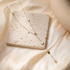Wholesale Simple Light Luxury Geometric Stainless Steel 18K Gold Plated Love Pendant Necklace For Women