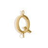 Wholesale Simple Niche Personality Jewelry Accessories Stainless Steel 18K Gold Plated Letter Pendant