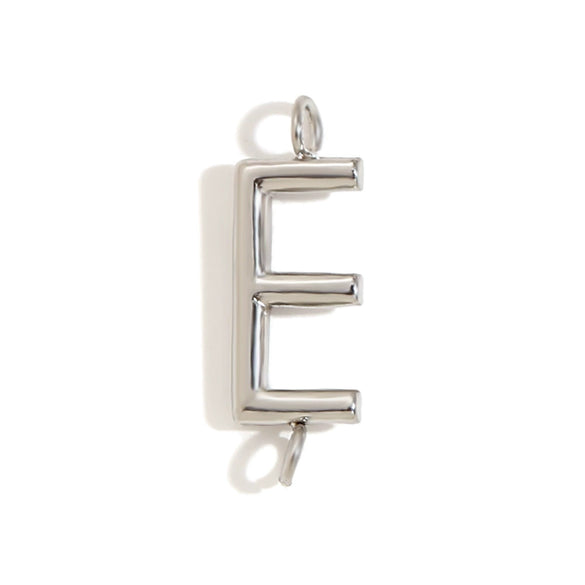 Wholesale Simple Niche Personality Jewelry Accessories Stainless Steel 18K Gold Plated Letter Pendant