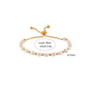 Wholesale Simple Pearl Accessories Set For Women Titanium Steel Bracelet Necklace With Geometric Pattern Electroplating Design