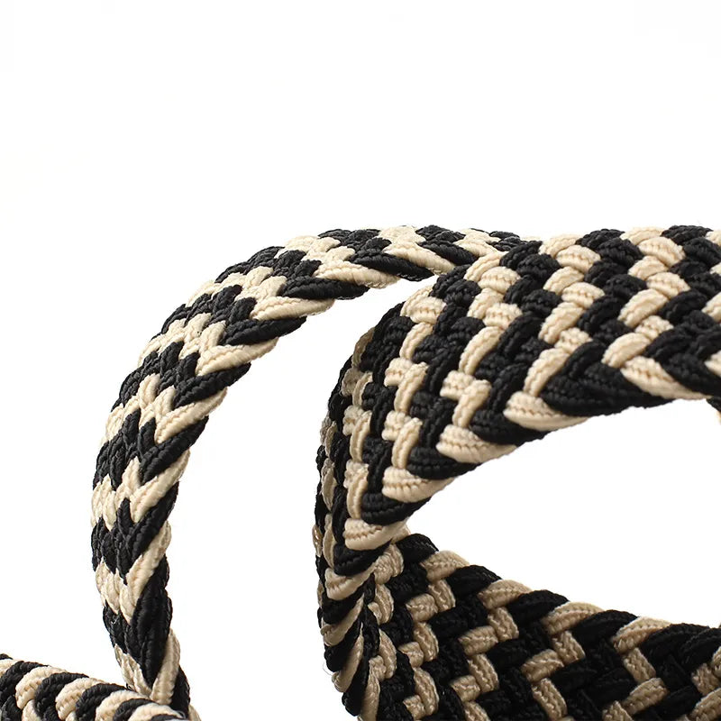 Wholesale Simple Pin Buckle Elastic Woven Canvas Belt Nihaojewelry