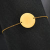 Wholesale Simple Polished Glossy Round Geometric Stainless Steel Electroplated Unisex Bracelet