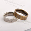 Wholesale Simple Retro Titanium Steel Rhombus Ring For Men And Women
