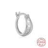 Wholesale Simple S925 Sterling Silver Fivepointed Star And Eightpointed Star Earrings With Electroplating