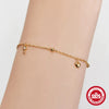 Wholesale Simple S925 Sterling Silver Geometric Stacked Wear Women's Bracelet With Electroplating Treatment