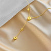 Wholesale Simple Single Layer Titanium Steel Necklace With Geometric Design And Electroplating For Unisex