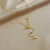 Wholesale Simple Single Layer Titanium Steel Necklace With Geometric Design And Electroplating For Unisex