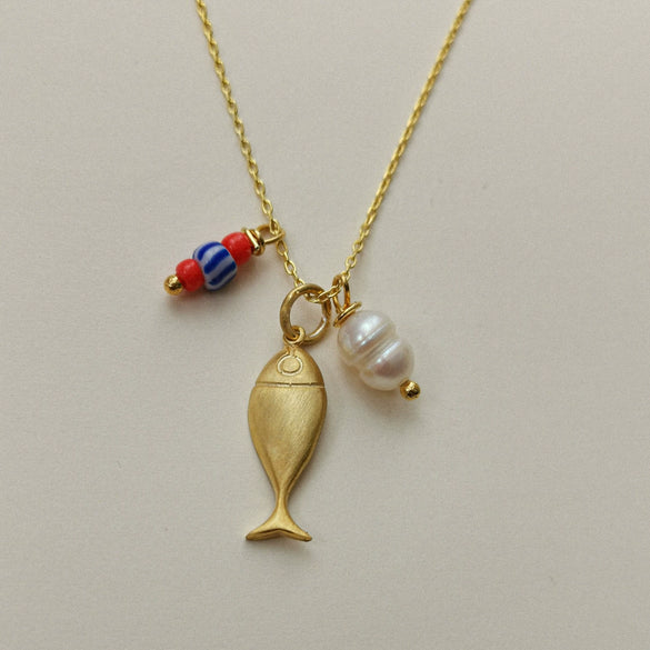 Wholesale Simple Stainless Steel Necklace With Animal And Zodiac Pattern Electroplated