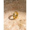 Wholesale Simple Stainless Steel Ring With Electroplating Niche Light Luxury Design Sense Unisex