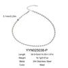 Wholesale Simple Stainless Steel Side Chain Necklace Bracelet Anklet Suit With Electric Polishing And Geometric Design