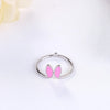 Wholesale Simple Style Classic Style Butterfly Copper Stoving Varnish Rings