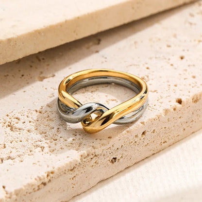 Wholesale Simple Style Classic Style Color Block Copper Plating 14K Gold Plated Silver Plated Rings