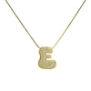 Wholesale Simple Style Classic Style Letter Copper Plating 18K Gold Plated Pendant Necklace