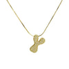 Wholesale Simple Style Classic Style Letter Copper Plating 18K Gold Plated Pendant Necklace