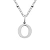 Stainless Steel Titanium Steel Simple Style Classic Style Plating Letter Pendant Necklace