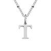 Stainless Steel Titanium Steel Simple Style Classic Style Plating Letter Pendant Necklace