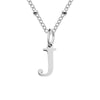 Stainless Steel Titanium Steel Simple Style Classic Style Plating Letter Pendant Necklace