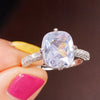 Wholesale Simple Style Classic Style Solid Color Copper Inlay Zircon Rings