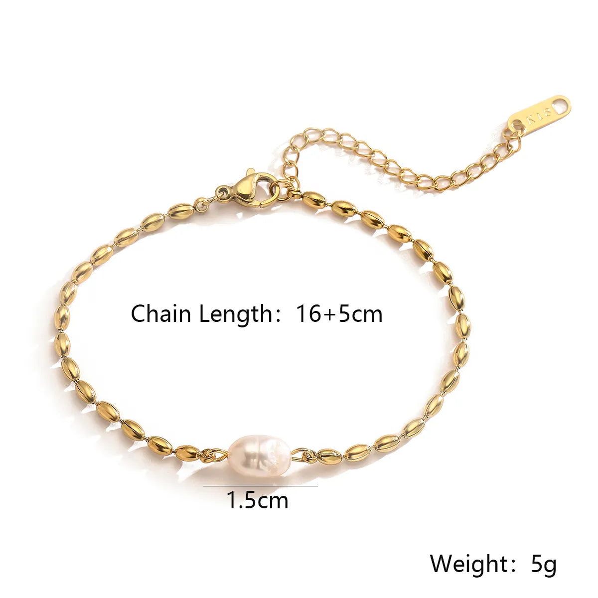 Wholesale Simple Style Commute Geometric Titanium Steel Plating 18k Gold Plated Bracelets Necklace